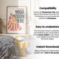Blank Wooden Poster Frame Mockup, Minimalist Frame Mockup for Digital Download, Posters and Artwork Smart Object Instant Download