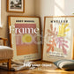 2 Frames Mockup PSD, Mockup Frames, Double Frames Mockup, Set of 2 Mock Up, Wall Art Display, Poster Mockup, Interior Wall Poster Mockup PSD