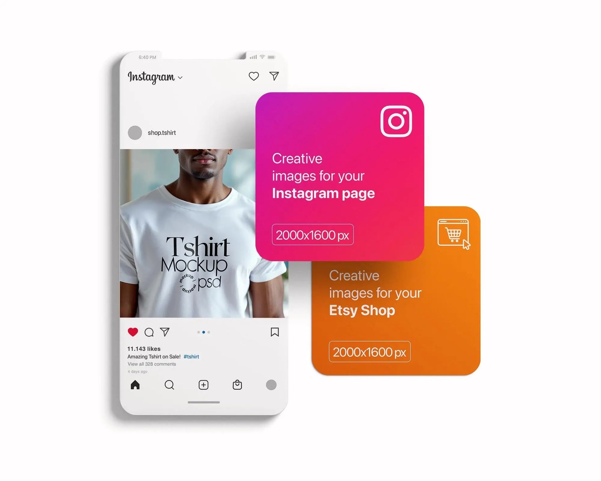 Male Model White T-Shirt Mockup PSD, Gildan & Bella Canvas 3001, African Model, Smart Object Layer