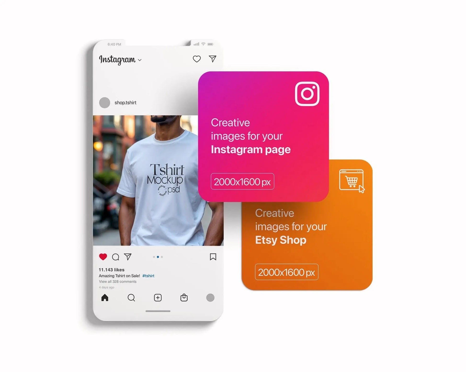 Male Model White T-Shirt Mockup PSD, Gildan & Bella Canvas 3001, African Model Tee Template for Custom Apparel Design