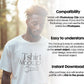 Male Model White T-Shirt Mockup PSD - Gildan & Bella Canvas 3001 Template for Custom Apparel Design, PSD Smart Object