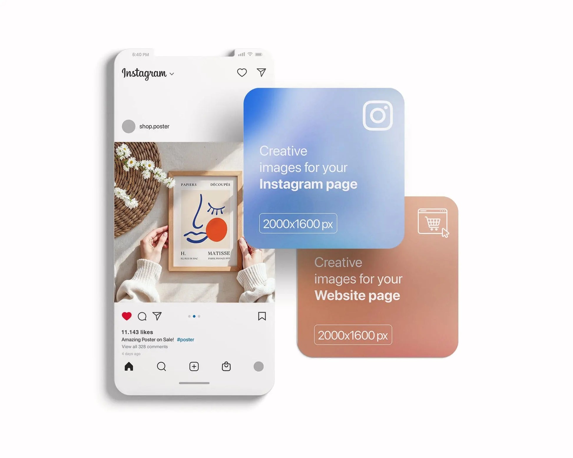 Frame Mockup PSD with Person Holding DIN A Frame Template for Wall Art Artwork Display Mockup