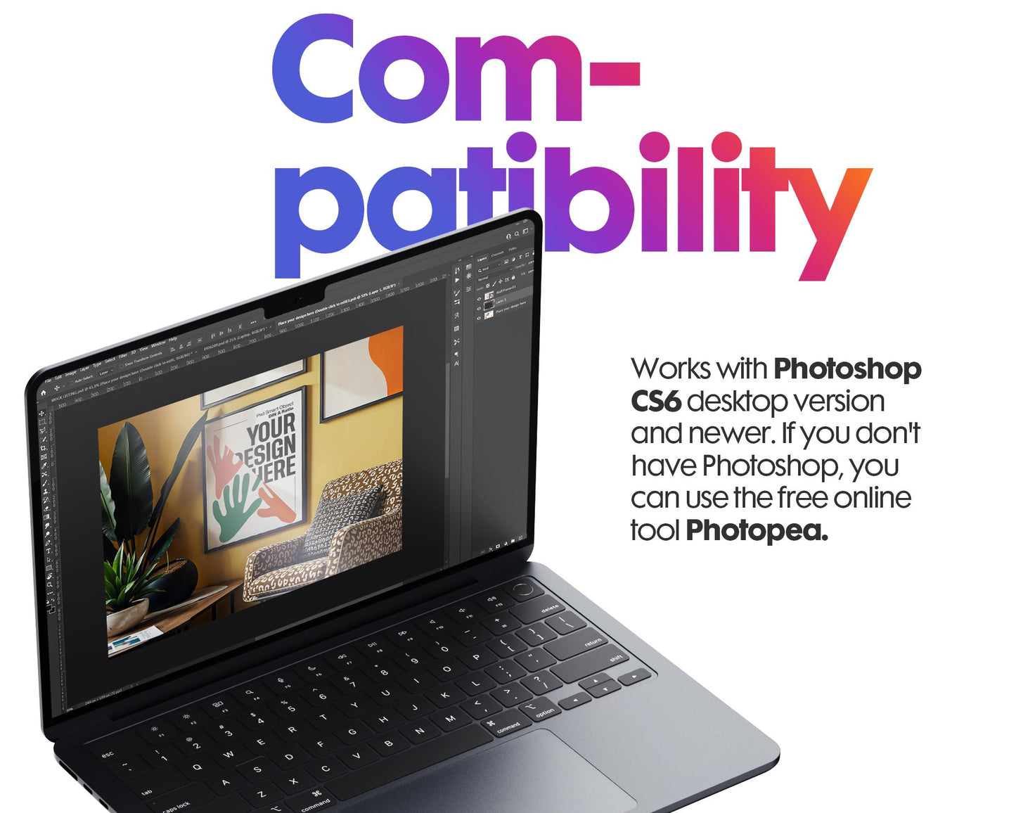 Interior Frame Mockup PSD | DIN A Artwork & Wall Art Poster Mockup for Interior Design Display