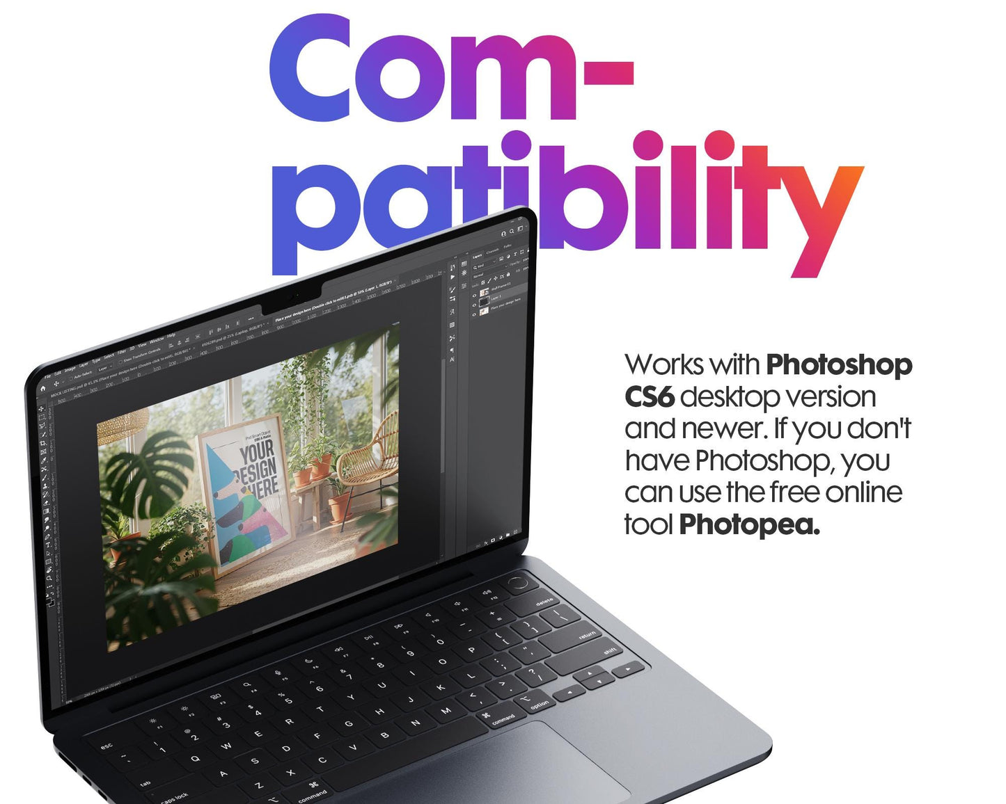 Soft Aesthetic Interior Frame Mockup | ISO A DIN Ratio | Thin Wood Frame | PSD Mockup | Frame Mockup Midcentury Minimal Home Interior