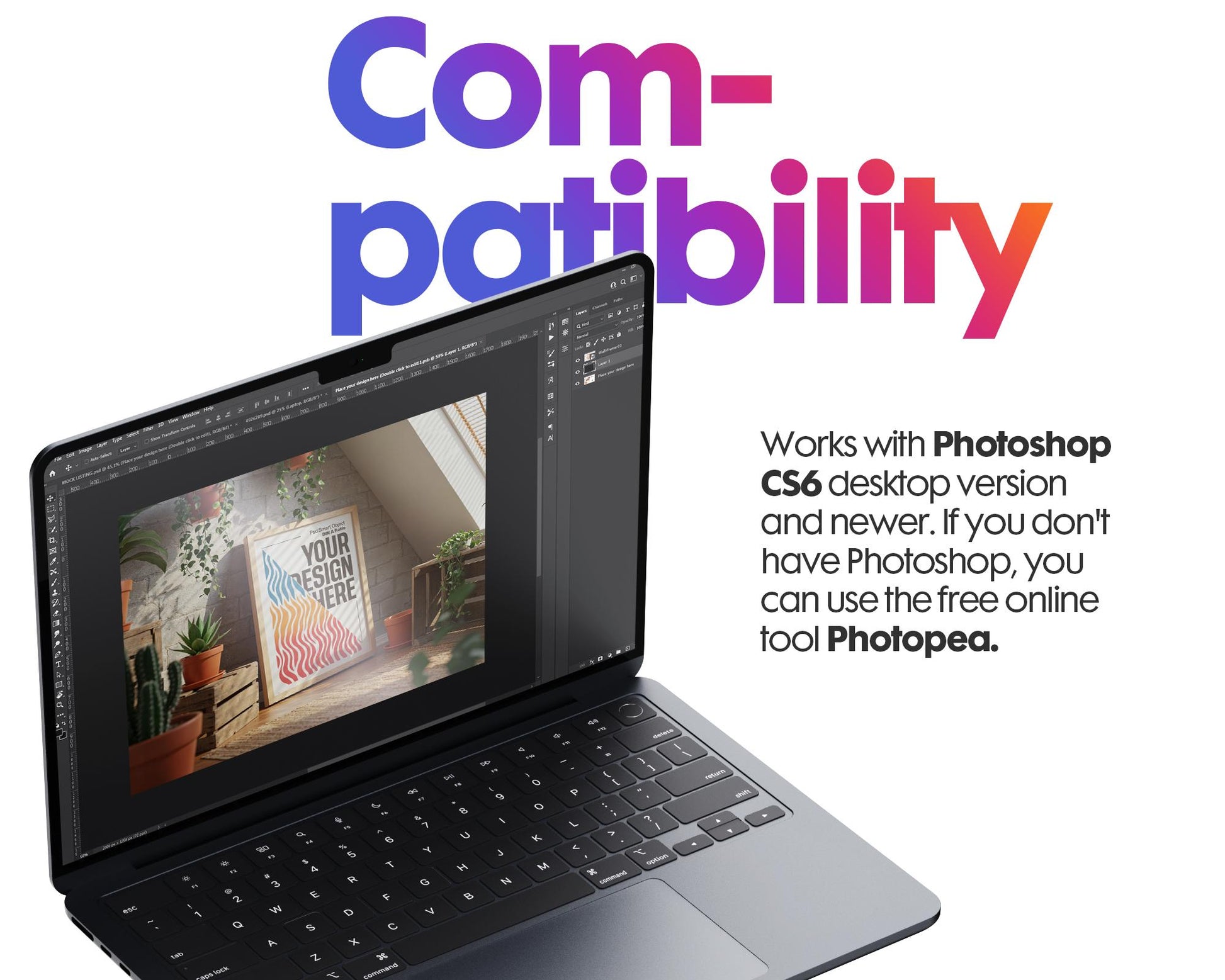 Poster Mockup PSD, Wall Art Template ISO A DIN Ratio Frame Display Digital Download for Artwork Presentation