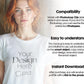 Woman White T-Shirt Mockup PSD | Gildan 64000 & Bella Canvas 3001 Print on Demand Tee Mockups for Designers, Boho Style Tshirt