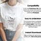 Woman White T-Shirt Mockup PSD | Gildan 64000 & Bella Canvas 3001 Print on Demand Tee Mockups for Designers, Boho Style Tshirt
