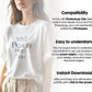 Woman White T-Shirt Mockup PSD | Gildan 64000 & Bella Canvas 3001 Print on Demand Tee Mockups for Designers, Boho Style Tshirt