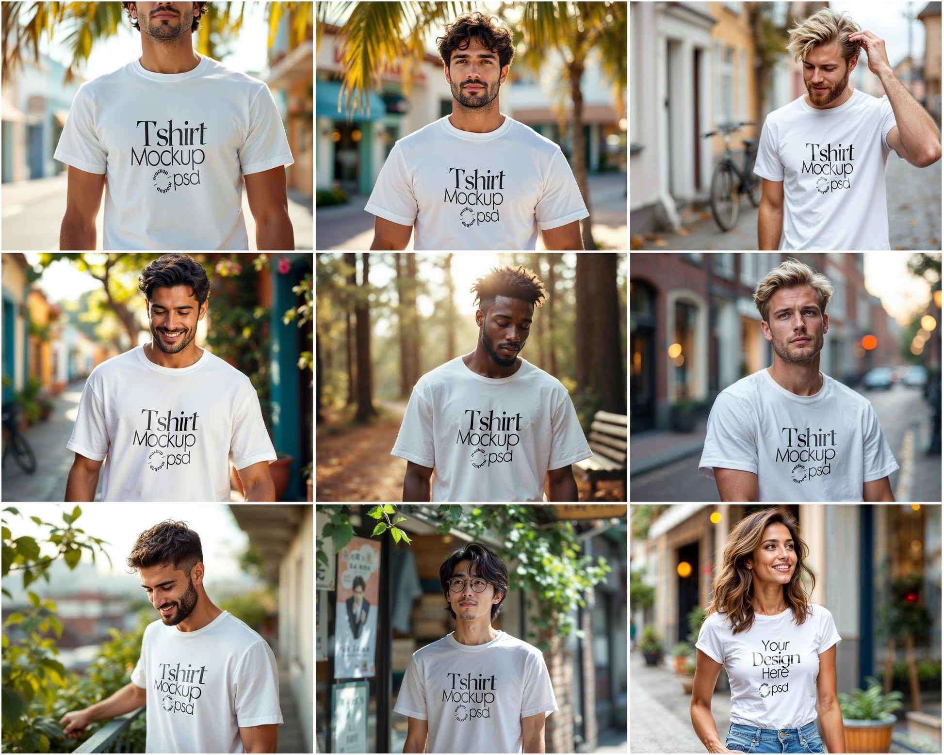 50 Tshirt Mockup Bundle PSD, Gildan 64000 & Bella Canvas 3001 Print on Demand Tee Mockups for Designers, Shirt Mockup , PSD Smart Objects