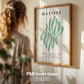 Frame Mockup With Person, PSD Photoshop Mockup, Frame Mockup Home Interior, Interior Frame Mockup Woman