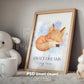 Frame Nursery Mockup in Home Interior PSD | Nursery Frame Mockup Frames | Nursery Wall Poster | Poster Shop Mockup