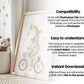 Frame Nursery Mockup in Home Interior PSD | Nursery Frame Mockup Frames | Nursery Wall Poster | Poster Shop Mockup