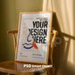 DIN A Frame Mockup Collection for Wall Art & Posters | Digital Print Display Templates for Artwork and Poster Shops