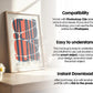 Wall Art Frame Mockup for Digital Download, Blank Wooden Poster Frame Mockup, Posters and Artwork Smart Object Instant Download
