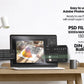 Poster Mockup with Person ISO A DIN Ratio | Minimal Modern PSD Photoshop & Photopea Template