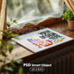 Vertical Poster Paper Mockup PSD with Smart Object | Din A Ratio Photoshop Template for Wall Art & Prints