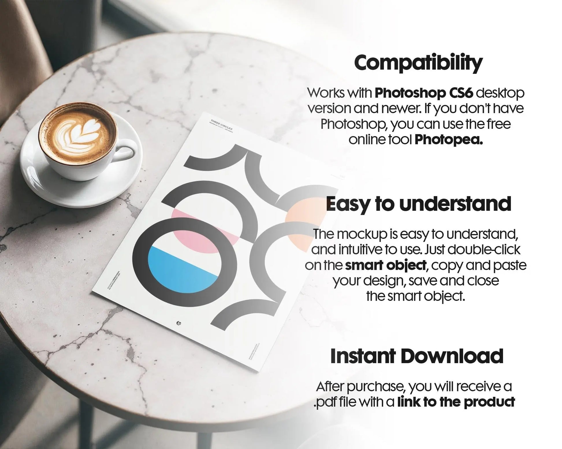 Vertical Poster Paper Mockup PSD with Smart Object | Din A Ratio Photoshop Template for Wall Art & Prints