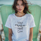 Bella Canvas 3001 White Shirt Mockup PSD - Summer T-Shirt Model Mockup for Design Preview & High-Quality Display