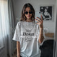 Bella Canvas 3001 White Shirt Mockup PSD - Oversized T-Shirt Model for Design Preview & High-Quality Display