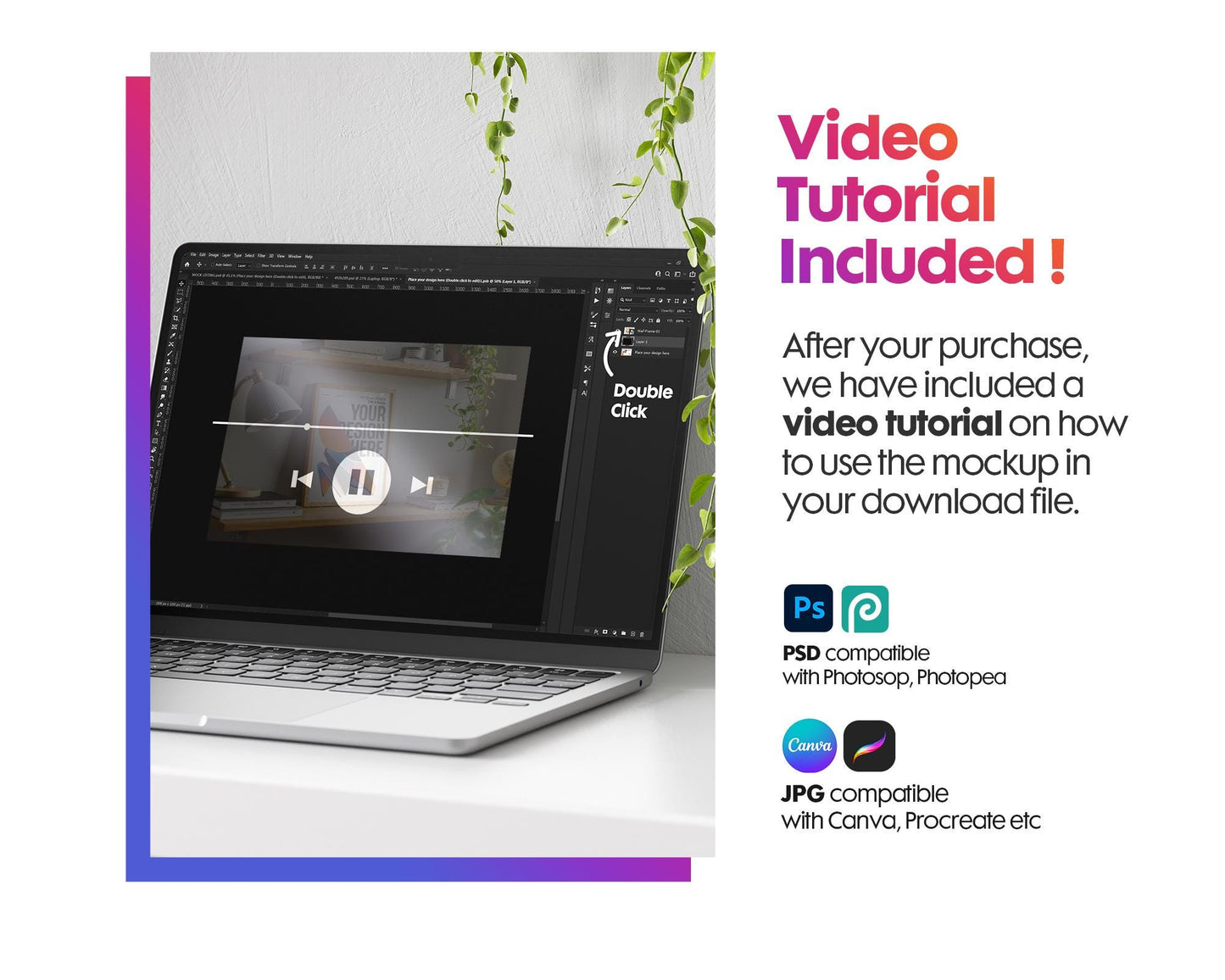 Soft Aesthetic Interior Frame Mockup | ISO A DIN Ratio | Thin Wood Frame | PSD Mockup | Frame Mockup Midcentury Minimal Home Interior