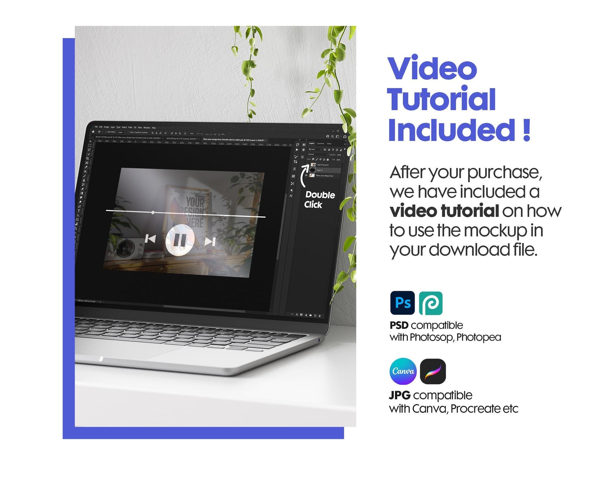 Interior Frame Mockup Collection | DIN A Artwork Wall Art Frames | Poster Shop Mockups for Interior Decoration