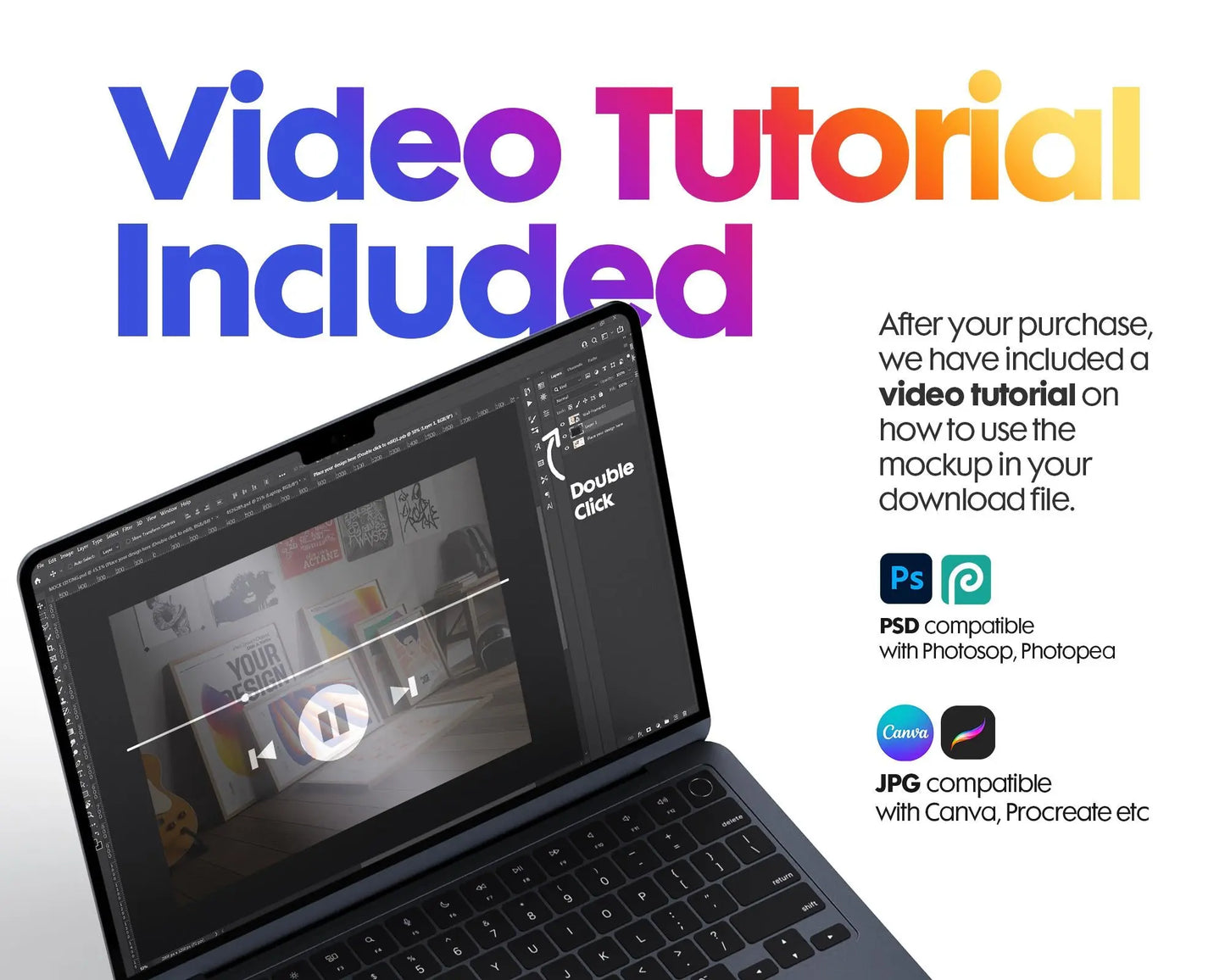 Set of 6 Frame Mockup, Three Multiple Gallery Set 6 Bundle, 6 Vertical Frame Art Display Mockup, Digital Print Mockup - PSD