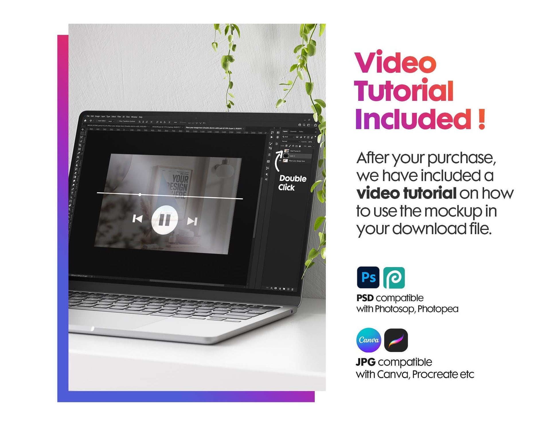 Frame Mockup in Bath, ISO A DIN Ratio, Thin Wood Frame, PSD Mockup, Frame Mockup Minimal Home Interior