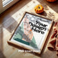 Halloween Frame Mockup PSD, Halloween Wall Art, Rustic Autumn & Pumpkins Vertical Artwork, Spooky Art Mockup