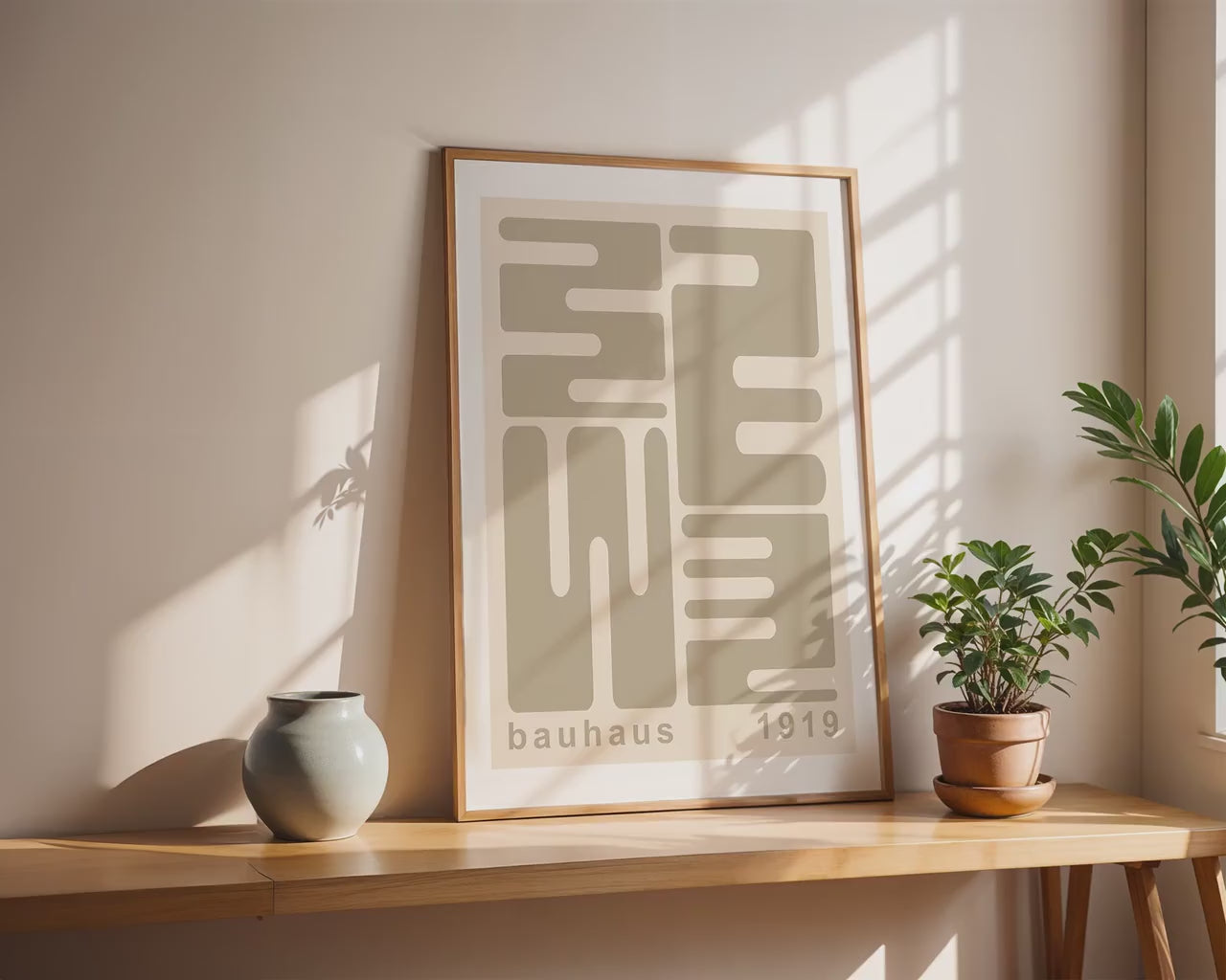 Vertical Frame Mockup in Home Interior | Boho Interior  Frame Mockup PSD | Interior Poster Mockup PSD