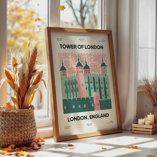 Halloween Frame Mockup PSD, Halloween Wall Art, Rustic Autumn & Pumpkins Vertical Artwork, Spooky Art Mockup,