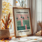 Halloween Frame Mockup PSD, Halloween Wall Art, Rustic Autumn & Pumpkins Vertical Artwork, Spooky Art Mockup,