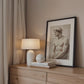 Vertical Frame Mockup in Home Interior | Frame Mockup PSD | Interior Wall Poster | Wood Frame Mockup