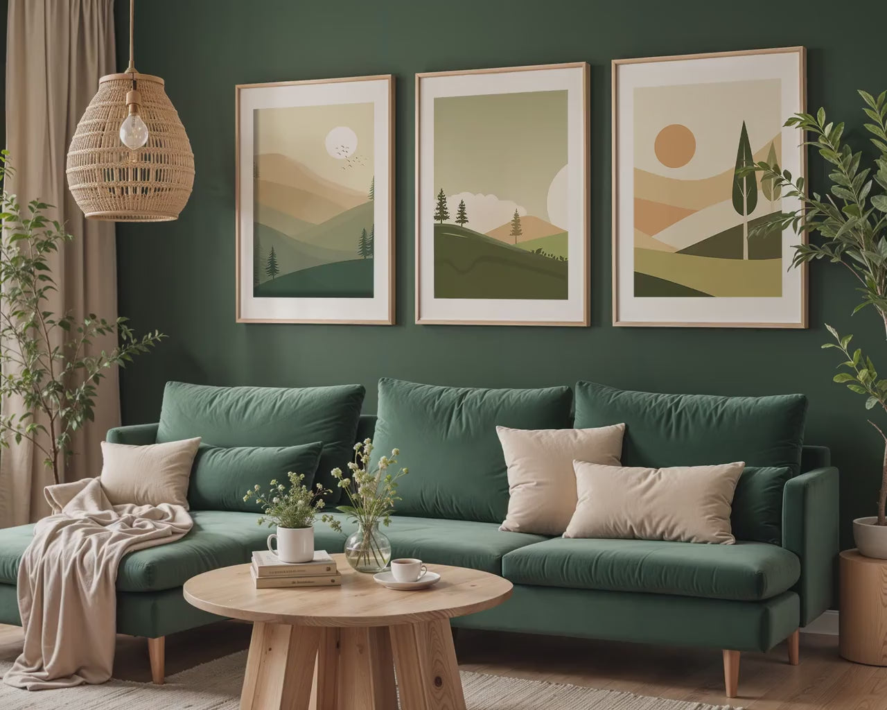 Frame Mockup in Home Interior | Frame Mockup Frames | Interior Wall Poster |  Interior Poster Shop Mockup