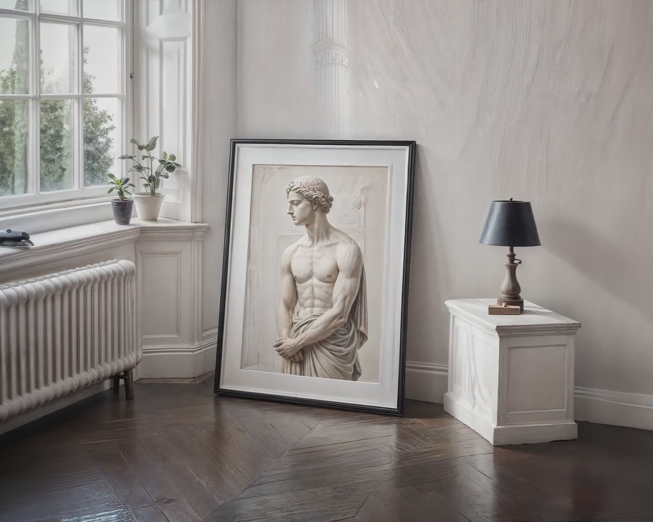Frame Mockup in Home Interior PSD | Frame Mockup Frames | Interior Wall Poster |  Interior Poster Shop Mockup