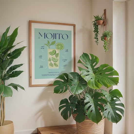 Frame Mockup in Home Interior | Frame Mockup Frames | Interior Wall Poster |  Interior Poster Shop Mockup
