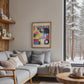 Wood Frame Mockup in Home Interior | Winter Home Frame Mockup Frames | Snow Interior Wall Poster