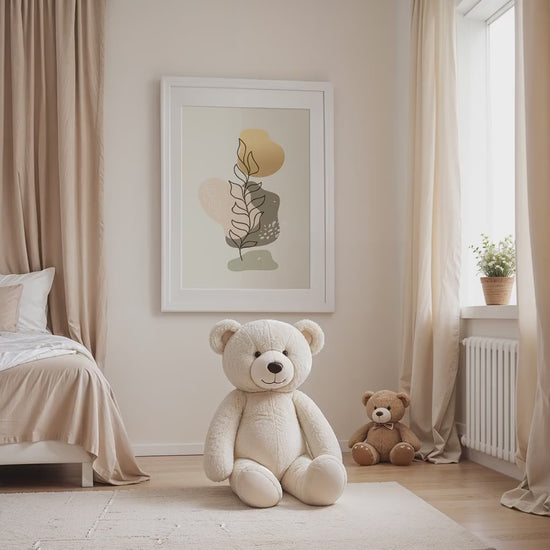 Frame Nursery Mockup in Home Interior PSD | Nursery Frame Mockup Frames | Nursery Wall Poster |  Poster Shop Mockup