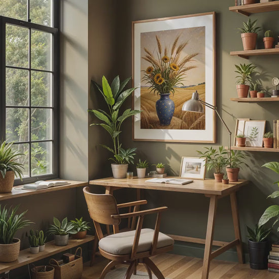 Frame Mockup in Home Interior PSD | Frame Mockup Frames | Interior Wall Poster |  Interior Poster Shop Mockup