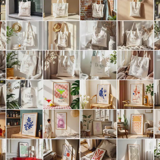 600+ Frame Mockup PSD Bundle Set - Wall & Poster Frames for Digital Art, Photo Display, Poster Mockup Templates
