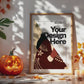 Halloween Frame Mockup PSD, Halloween Wall Art, Rustic Autumn & Pumpkins Vertical Artwork, Spooky Art Mockup,