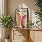 Vertical Frame Mockup in Home Interior | Boho Interior  Frame Mockup PSD | Interior Poster Mockup PSD