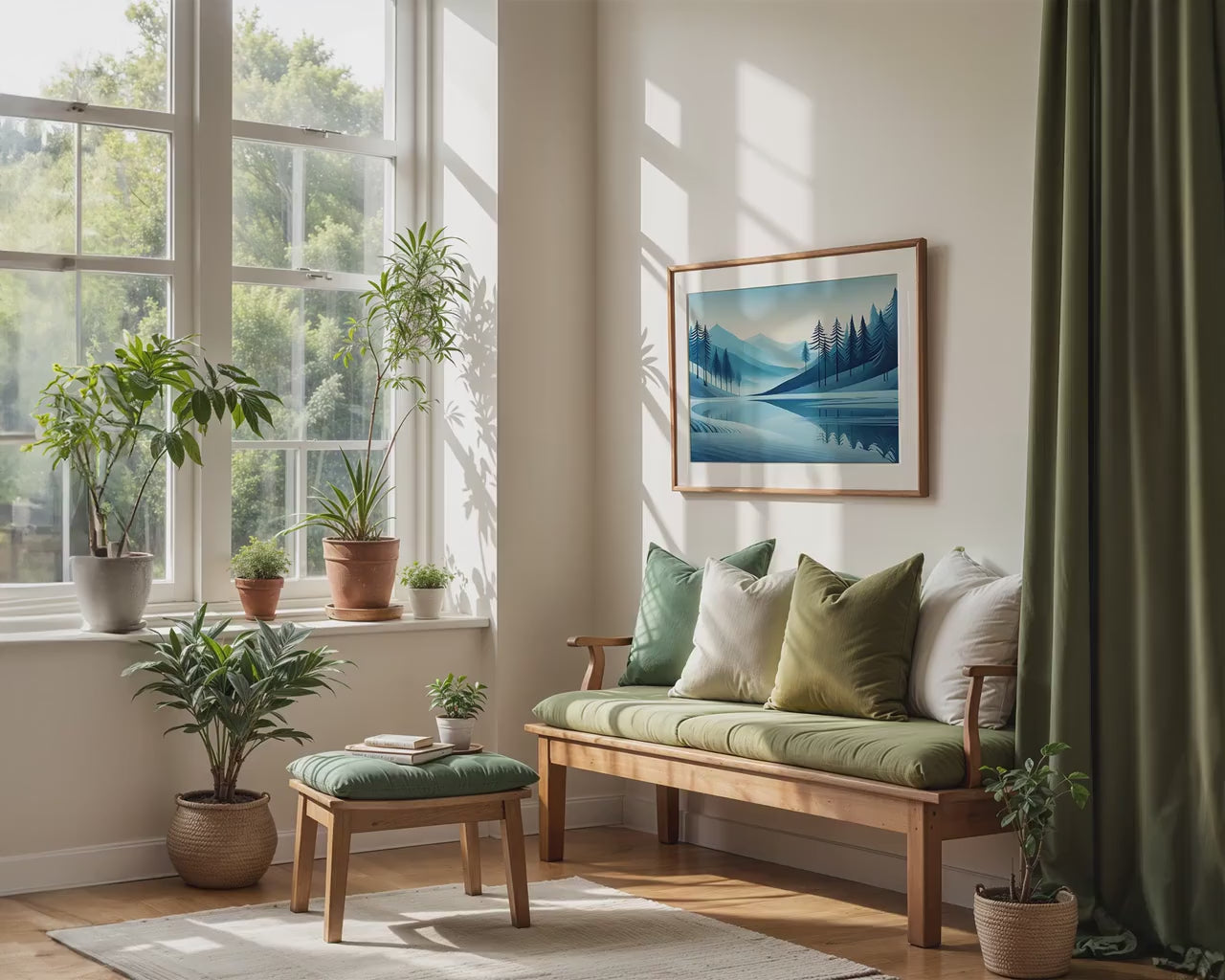 Interior Wall Frame Mockup PSD | Frame Mockup Frames | Interior Wall Poster |  Interior Poster Shop Mockup