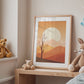 Frame Nursery Mockup in Home Interior PSD | Nursery Frame Mockup Frames | Nursery Wall Poster |  Poster Shop Mockup